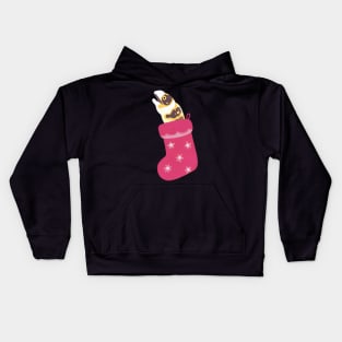 Christmas snowflake moray Kids Hoodie